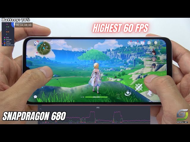 Samsung Galaxy A05s test game Genshin Impact Max Graphics | Highest 60 FPS