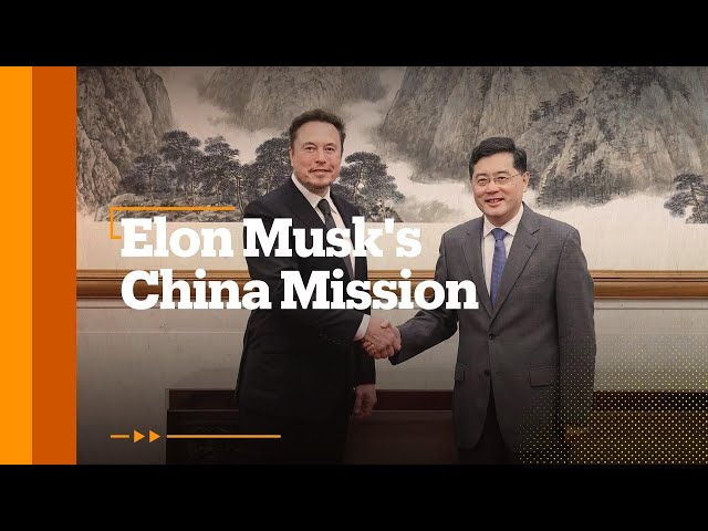 Tesla CEO Elon Musk visited China to increase Tesla's sales