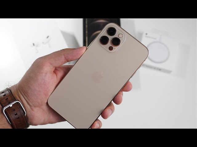 GOLD iPhone 12 Pro Unboxing & First Impressions!