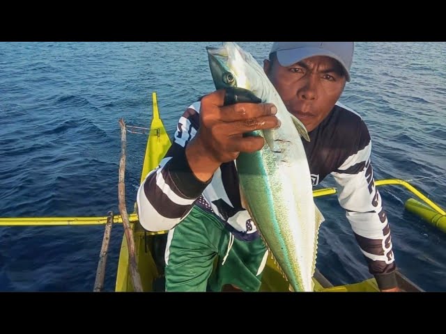 GIANT SALMON DUMAWI SA PAHILA HILA | TRADITIONAL FISHING TECHNIQUE