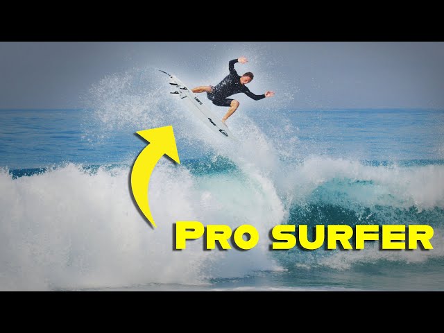 PRO SURFERS IN PERFECT WAVES