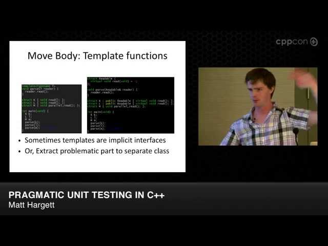 CppCon 2014: Matt Hargett "Pragmatic Unit Testing in C++"