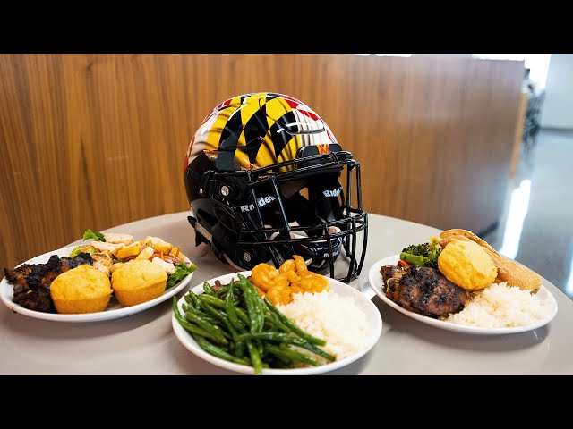 What it Takes to FEED the MARYLAND FOOTBALL Team | AthlEATS