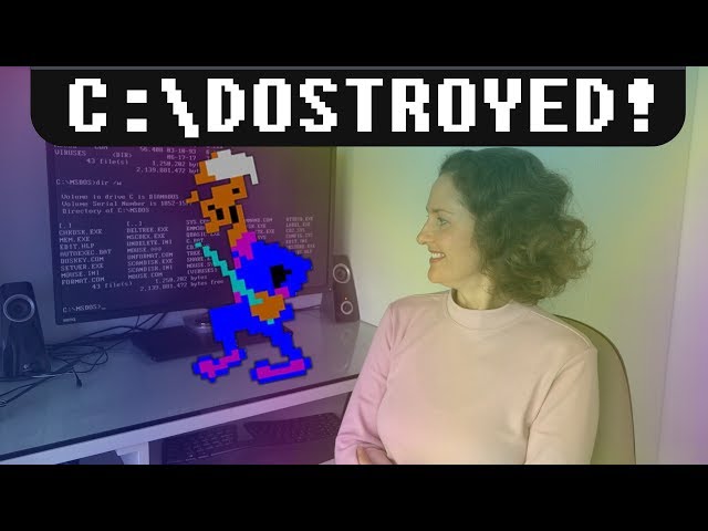 Mum Destroys MS-DOS 6.22 (1994) with VIRUSES!