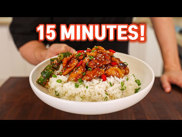 This 15 Minute Chicken Bulgogi Rice Bowl Will Change Your LIFE!