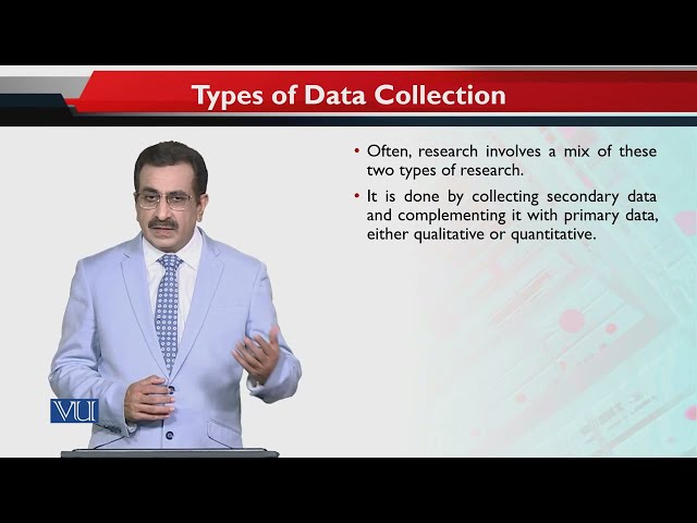 Types of Data Collection | Entrepreneurial Marketing | MKT740_Topic122