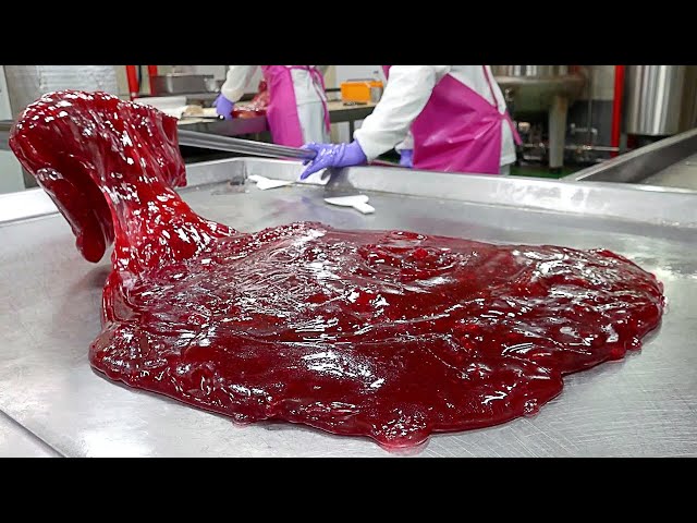 사탕공장 Amazing Fruit Candy Making Process - Candy Factory in Korea