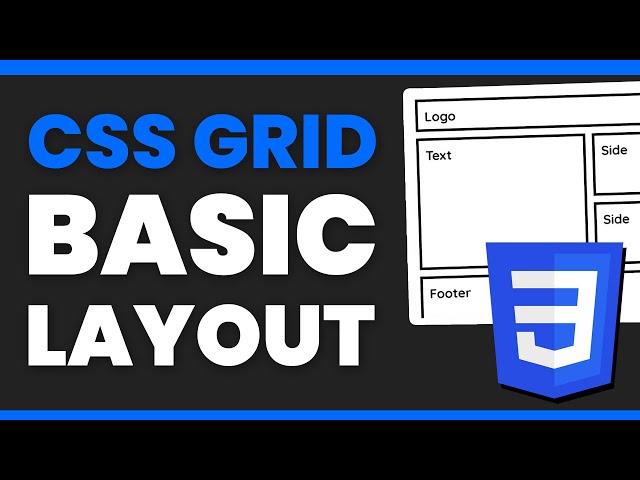 Intro to CSS Grid - Create a Basic Layout - Web Design Tutorial