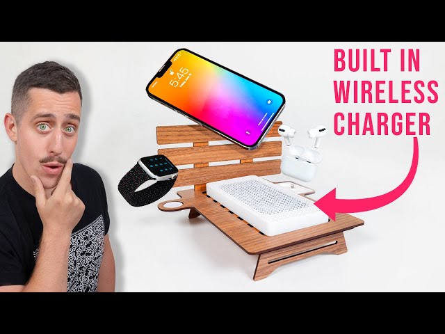 I built a mini bed that charges my Apple devices