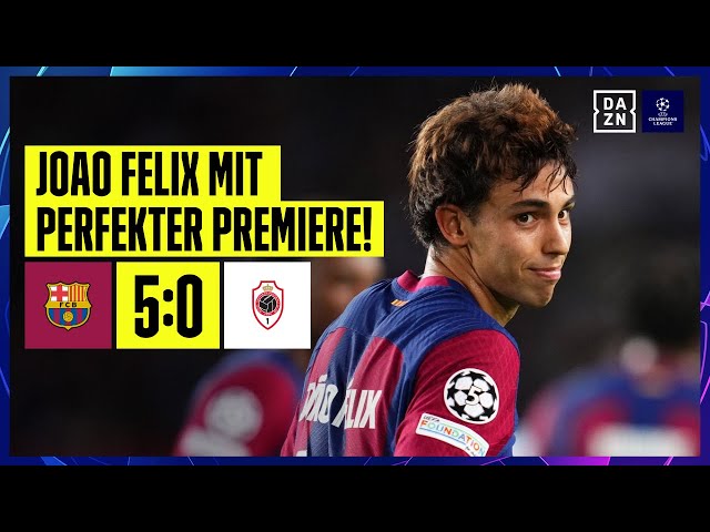 Joao Felix blüht auf! Barca ohne Probleme: FC Barcelona - Antwerpen | UEFA Champions League | DAZN