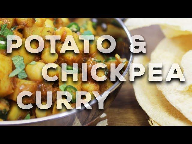 Chickpea & Potato Curry | Quick Vegan Recipe  - With My Little Kitchen