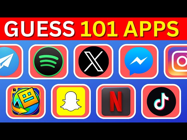 Guess The App LOGO in 3 Seconds | Super Fun Logo Challenge 📱