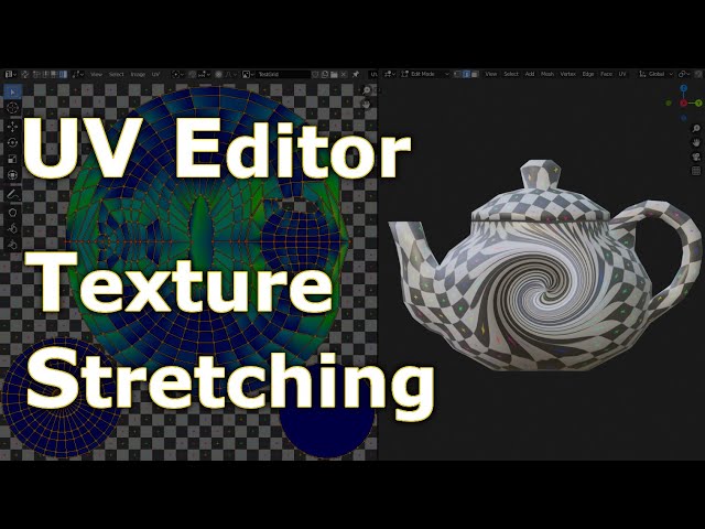 Blender 2.8 - UV Editor & Texture Stretching (Beginners Crash Course)