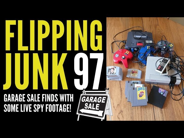 Garage Sale Finds and A Guy Lures Me Into His Basement, Hidden Spy Footage
