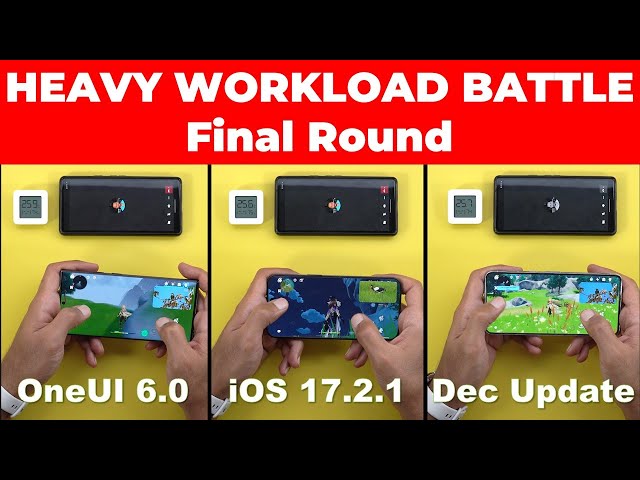 Heavy Workload Test (Final Round) - Pixel 8 Pro vs iPhone 15 Pro Max vs S23 Ultra