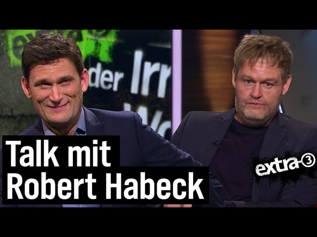 Grüner Posterboy Habeck  | extra 3 | NDR