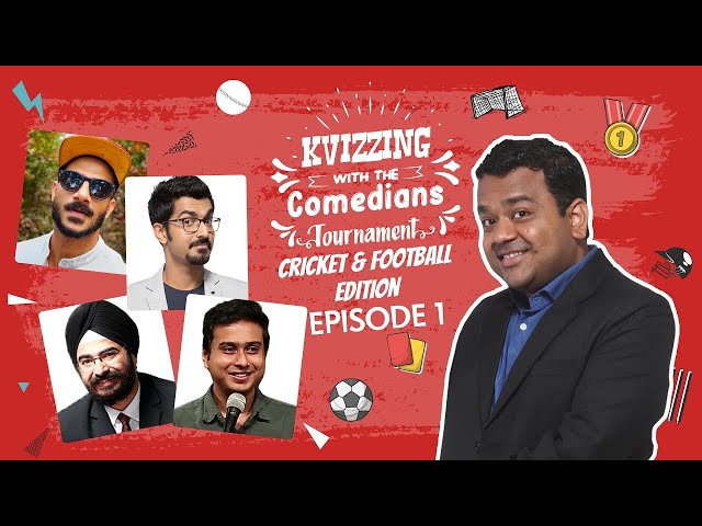 KVizzing With The Comedians Cricket & Football || QF 1 feat. Angad , Anirban, Azeem and Shivankit