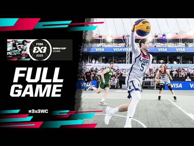 USA 🇺🇸 vs Australia 🇦🇺 | Men | Full Game | FIBA 3x3 World Cup 2023