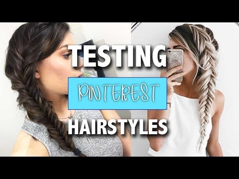 Testing Pinterest Hairstyles