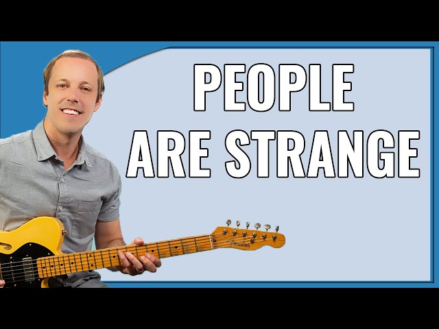 People Are Strange Guitar Lesson (The Doors)