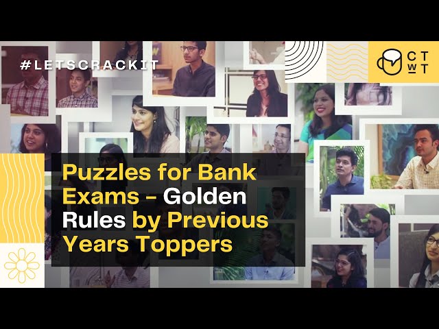 Bank Exams | Strategy for Puzzles - Golden Rules by Previous Years Toppers