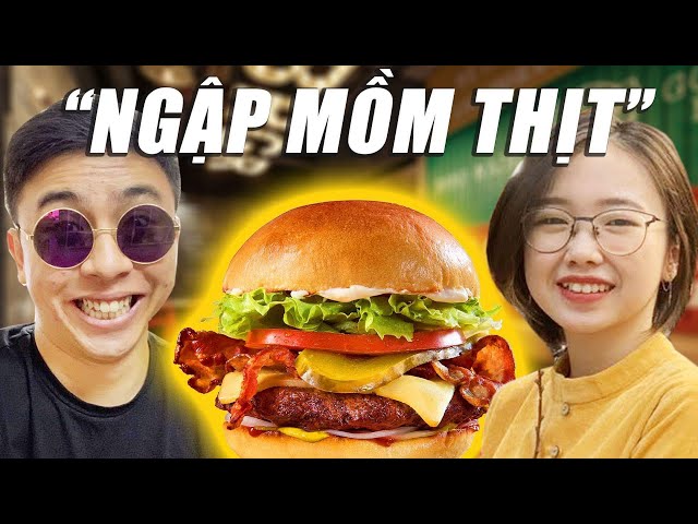 #DailyVlog | Đây là quán burger NGON NHẤT Hà Nội! (ft Mi) | Tân 1 Cú