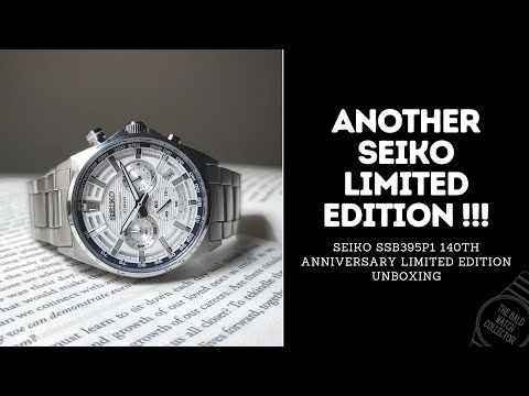 Seiko 140th Anniversary Limited Edition SSB395P1 I Unboxing and first impressions