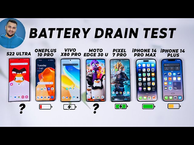 Ultimate Flagship Phone Battery DRAIN Test! - 2022