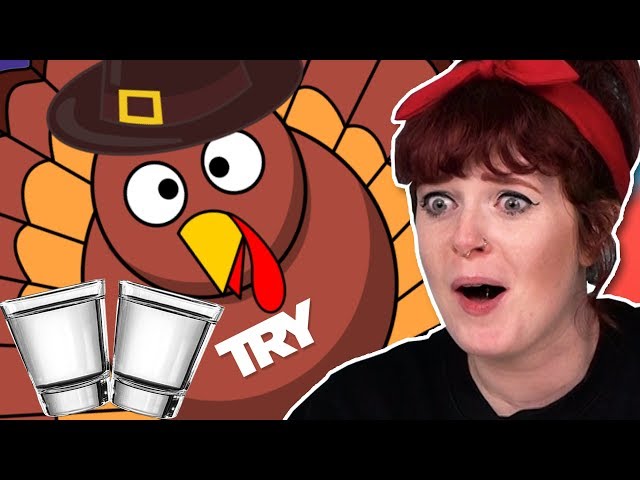 Irish People Try Dranksgiving LIVE! (Thanksgiving Special!)