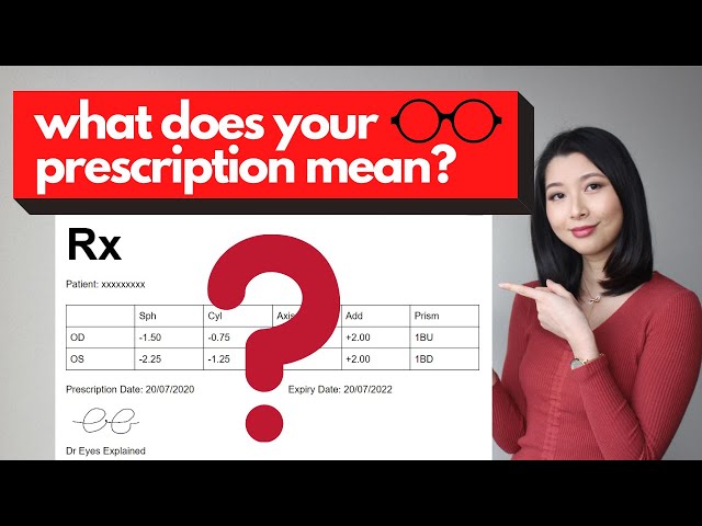 Glasses and Contact Lens Prescription Explained | Eyes Explained