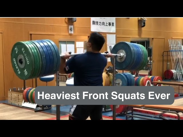 The Heaviest Front Squats of All Time