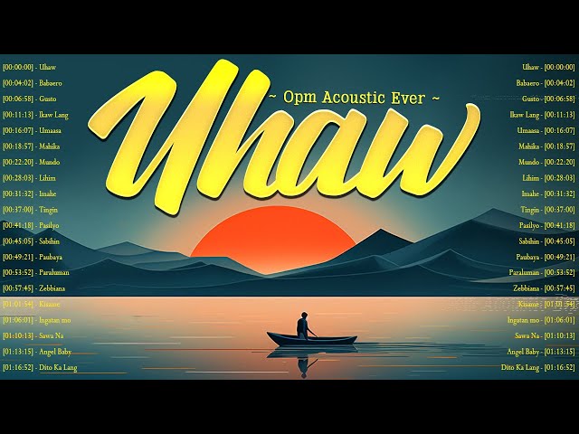 Uhaw, Babaero 🎧 Trending OPM Acoustic Songs 2024 🎧 Best Acoustic Tagalog Love Songs