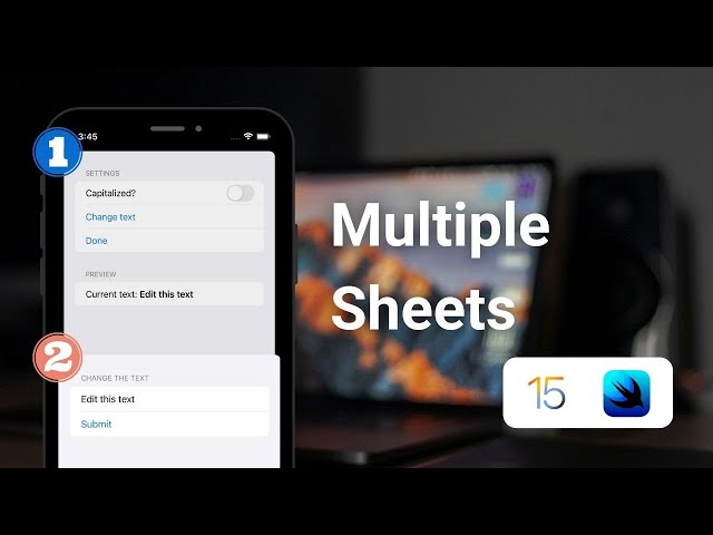 Add Multiple Sheets to your App in SwiftUI Tutorial (2022)