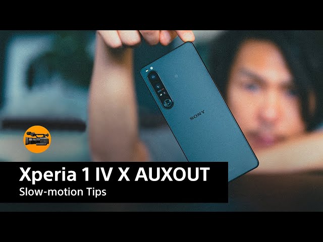 Xperia 1 IV – You can shoot a cinematic slow-motion