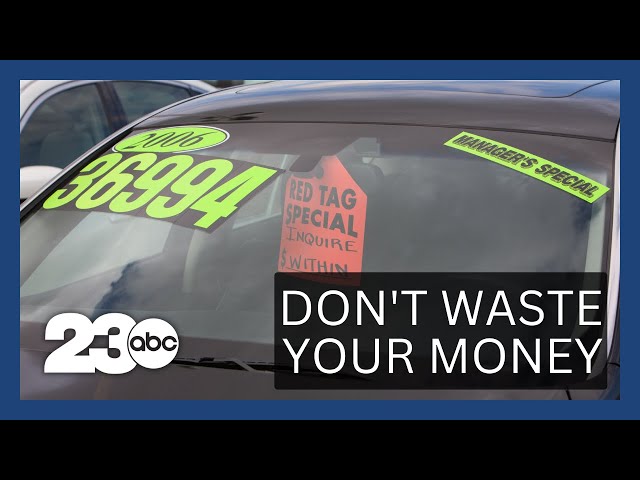 Used Car Sales | DON'T WASTE YOUR MONEY
