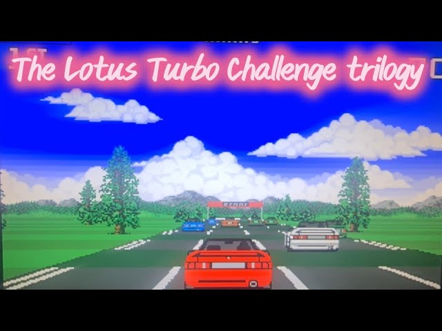 Lotus Turbo Challenge trilogy on the Amiga 500