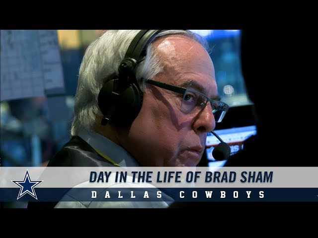 A Day in the Life of Brad Sham, Voice of the Dallas Cowboys | Dallas Cowboys 2018-2019