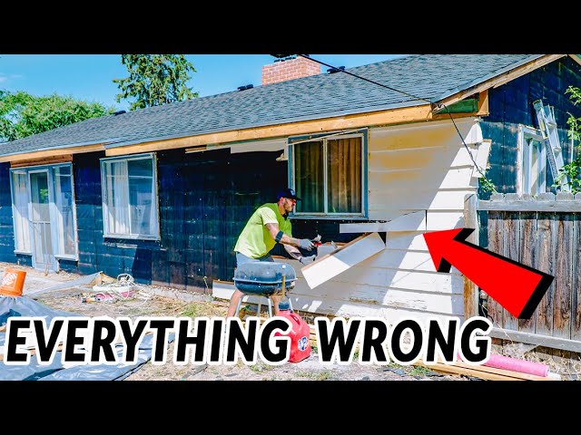 Modern Siding on Abandoned House. INCREDIBLE TRANSFORMATION! (EP.11)