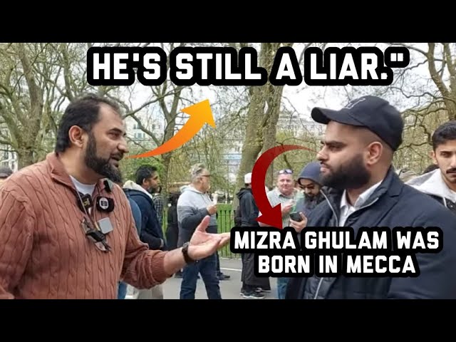 Exposing Mizra Ghulam's lies! Adnan Rashid and Visitor Speakers Corner Sam Dawah