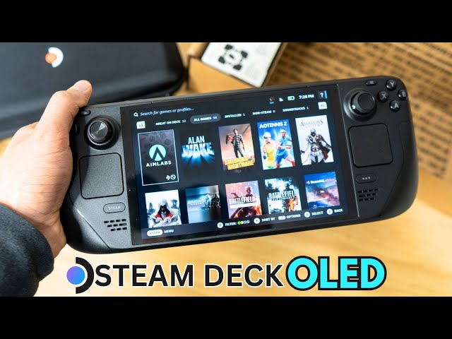 Steam Deck OLED Unboxing & First Impressions - THIS IS AMAZING!