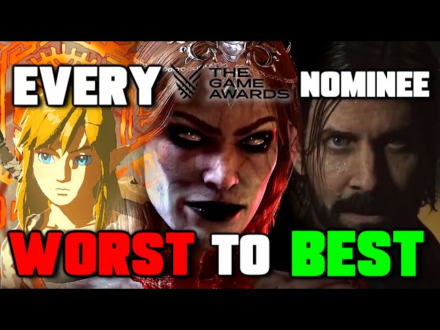 EVERY Game of the Year Nominee Ranked from Worst to Best