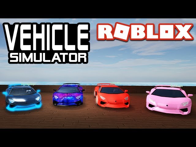 RACING SUPERCARS w/ Seniac, Locus, & DigDug in Vehicle Simulator! | Roblox