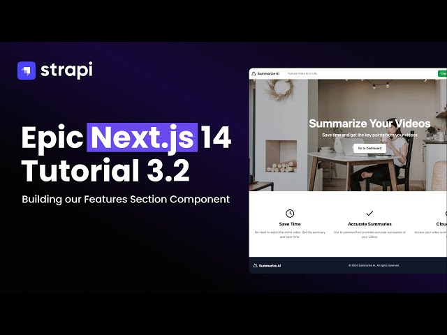 How To Build a Features Section in Next.js – Part 3.2 Epic Next.js Tutorial for Beginners