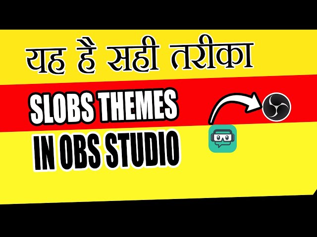How To Use Streamlabs Themes In OBS Studio Like A Pro  - Custom OBS Overlays.