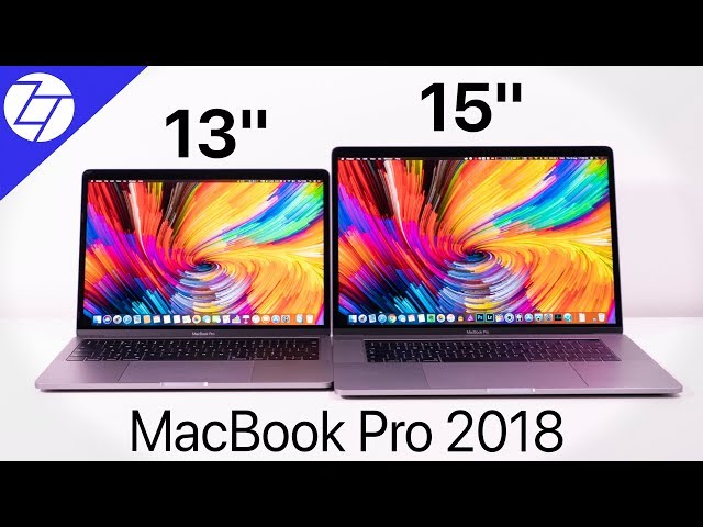 MacBook Pro 13 vs 15 (2018) - FULL Comparison!