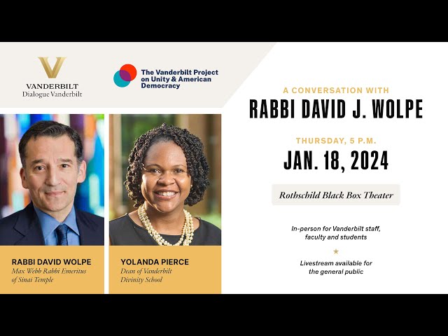 A Conversation with Rabbi David Wolpe