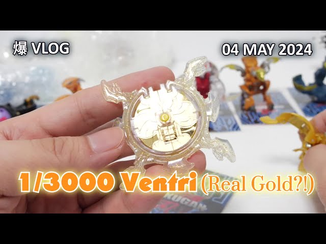 1/3000 Limited Edition Special Attack Infinity Ventri (Real Gold?) [04 MAY 2024] | BAKUGAN VLOG #243
