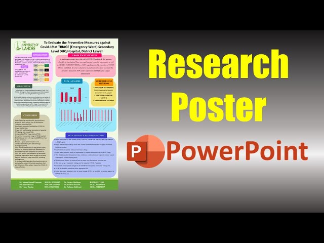 How To Create Academic Poster in PowerPoint || Research Poster in PowerPoint || Tutorial