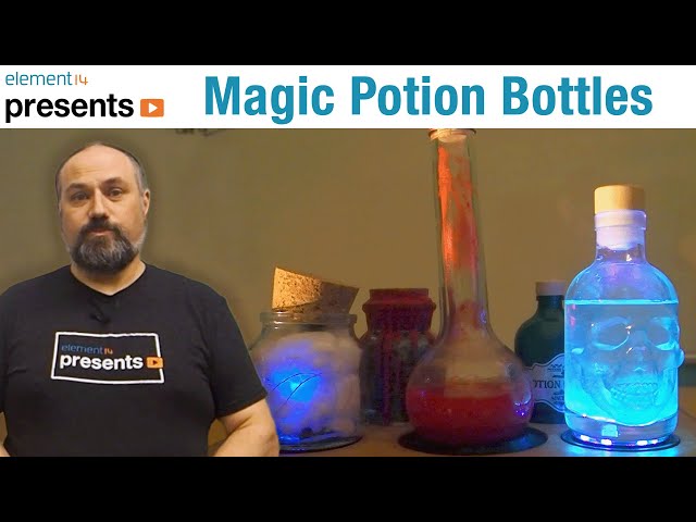 Using 555 Timers to Make a Magic Potions Rack