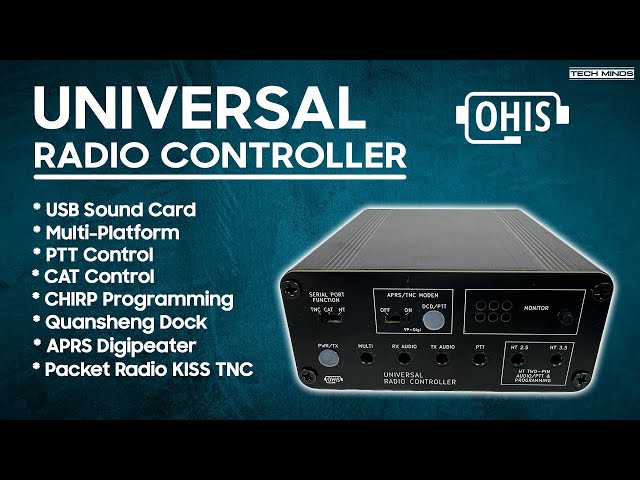 Universal Radio Controller - Supports Quansheng Dock & CHIRP + Much More!